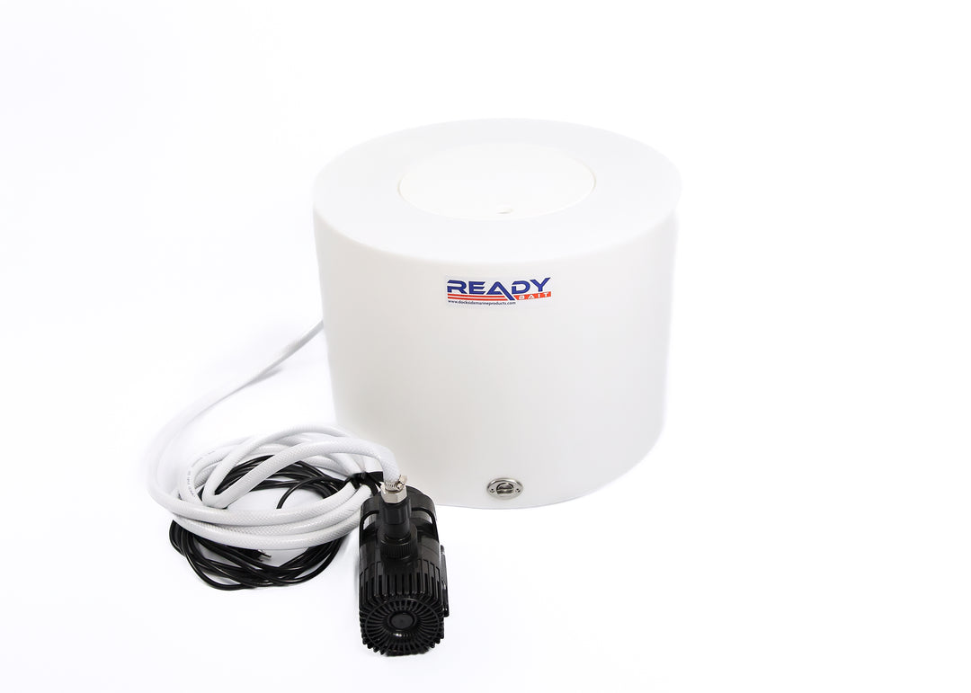 Ready Bait 30 Dock Livewell - (30 Gallon, Rotomolded, Equipped With Best-In-Class Pump and Drain System)
