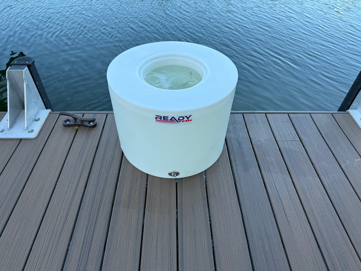 Ready Bait 30 Dock Livewell - (30 Gallon, Rotomolded, Equipped With Best-In-Class Pump and Drain System)